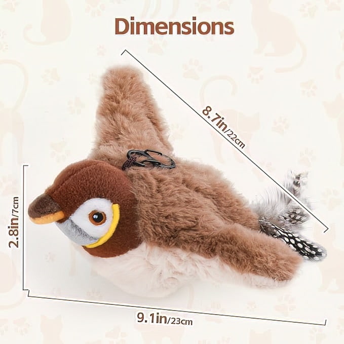 Flapping Bird Cat Toy - vicassy.com