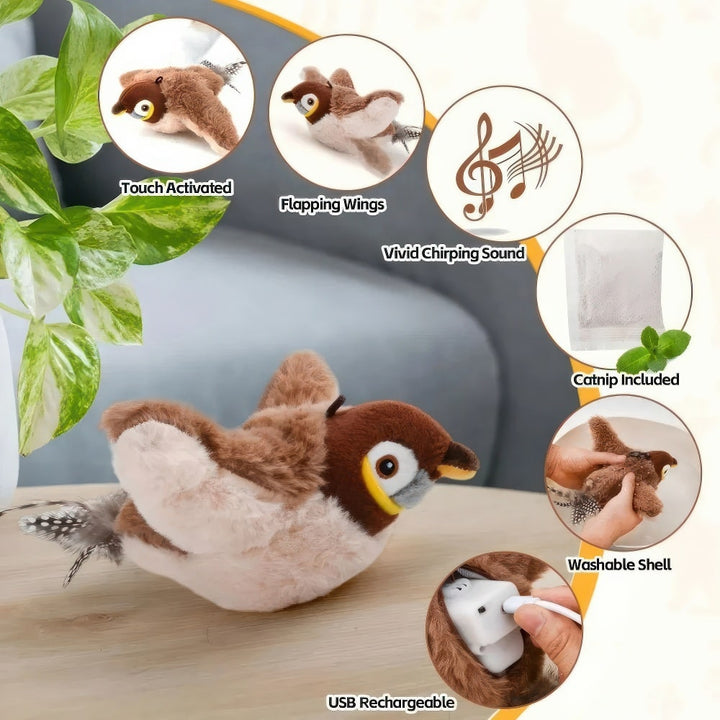 Flapping Bird Cat Toy - vicassy.com
