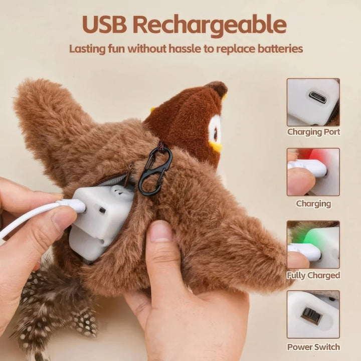 Flapping Bird Cat Toy - vicassy.com